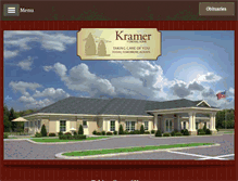 Tablet Screenshot of kramerfuneral.com